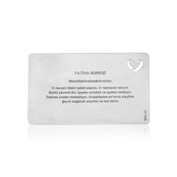 Fatiha Dua Kartı