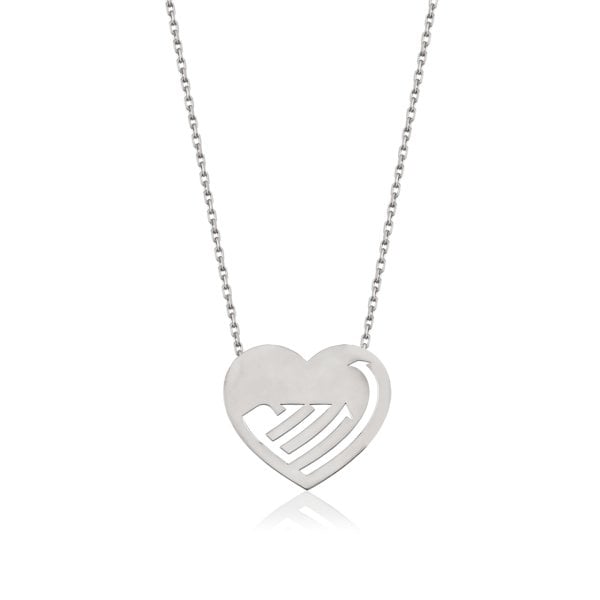 ''ALLAH'' Kufi Yazılı Kolye (Büyük Boy)