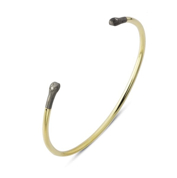 Yandım Pırlantalı Bilezik