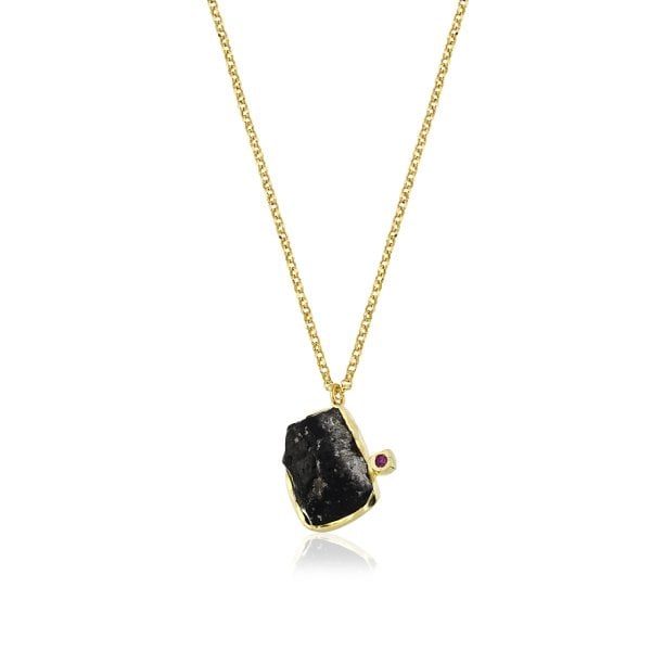 Obsidyen Yakut Kolye