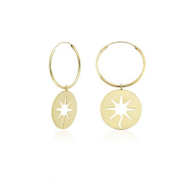 Şems Halka Küpe (Tek küpe fiyatıdır)