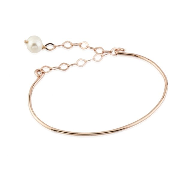 İncili Gümüş Bilezik