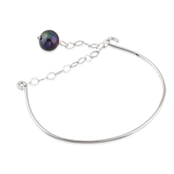 İncili Gümüş Bilezik