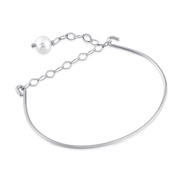 İncili Gümüş Bilezik